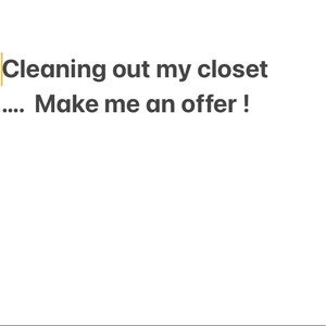 Cleaning out my closet